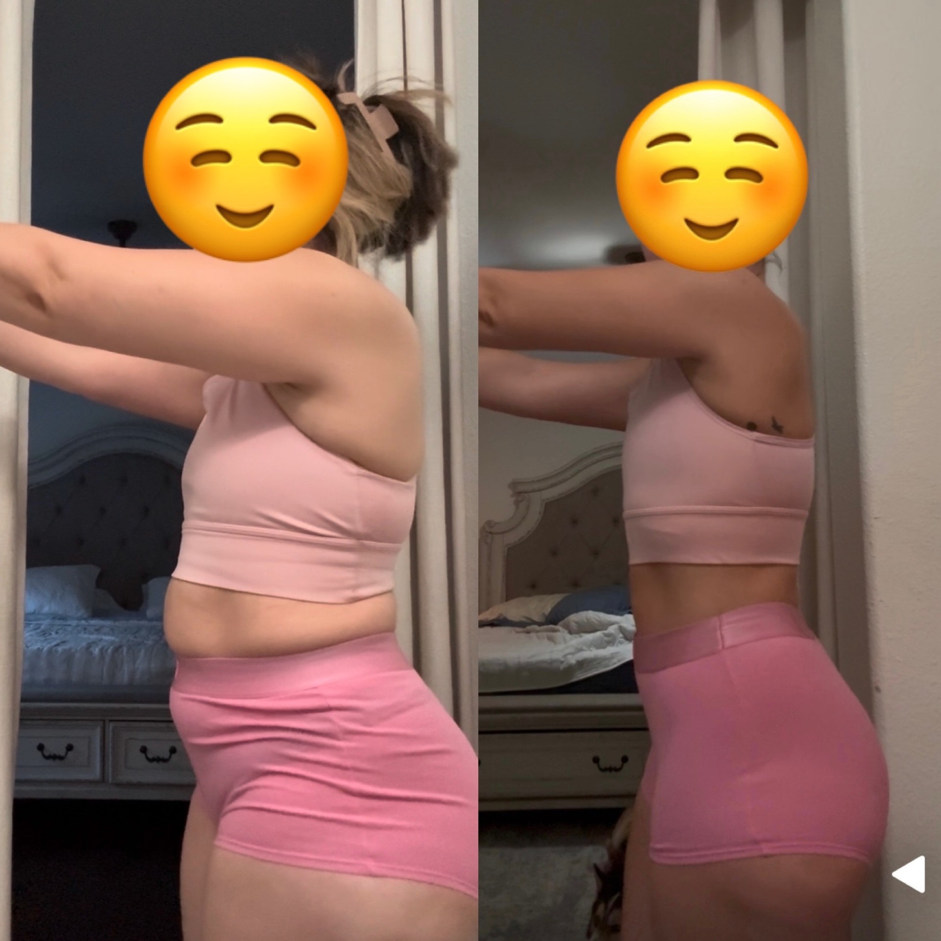 Emily K. before and after transformation