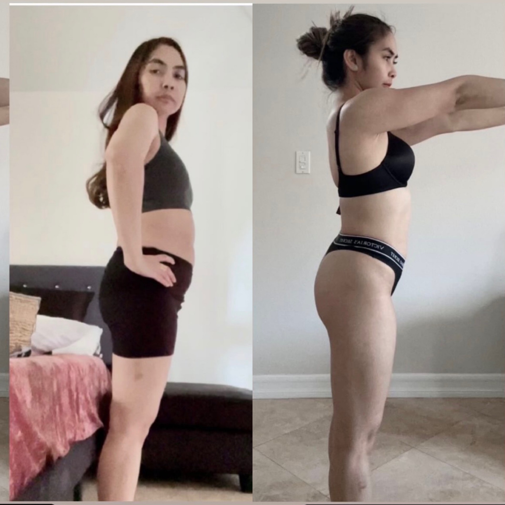 Jasmine L. before and after transformation