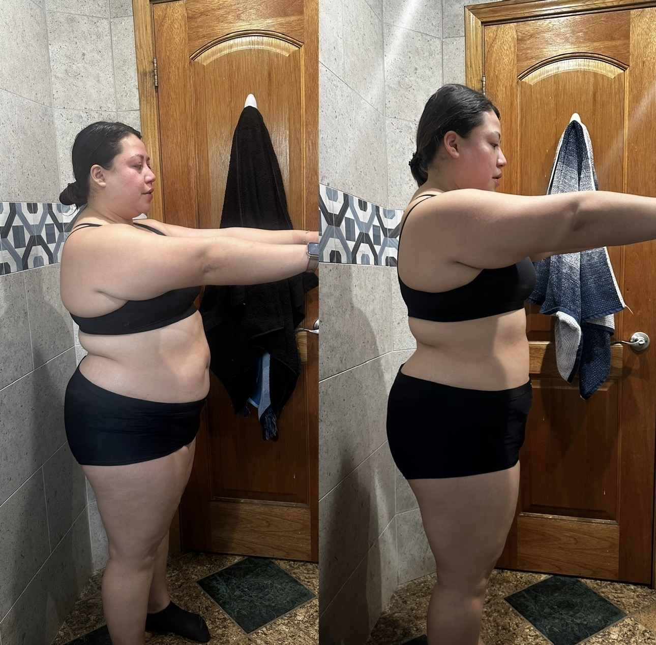 Michelle R. before and after transformation