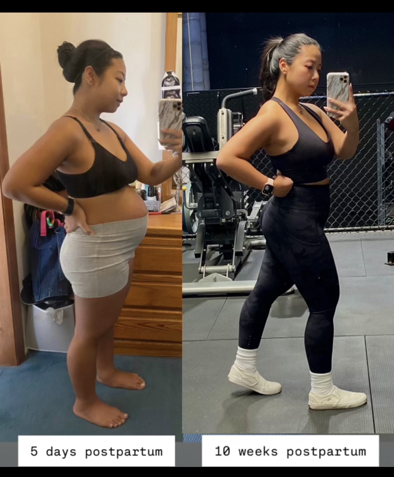 Kayla T. before and after transformation